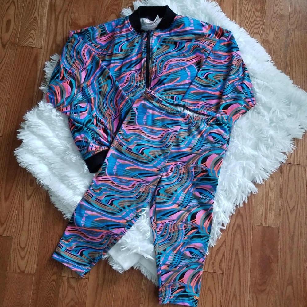 Reebok Vintage Jacket & Capri Legging